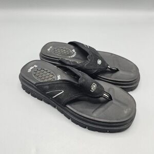 Vintage 90s Skechers Sandals Jammers Womens 9 Black G Tech Chunky Slides